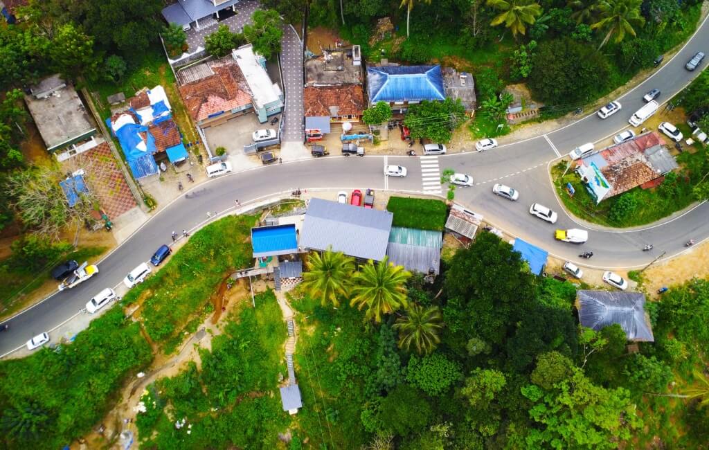 Munnar city top view