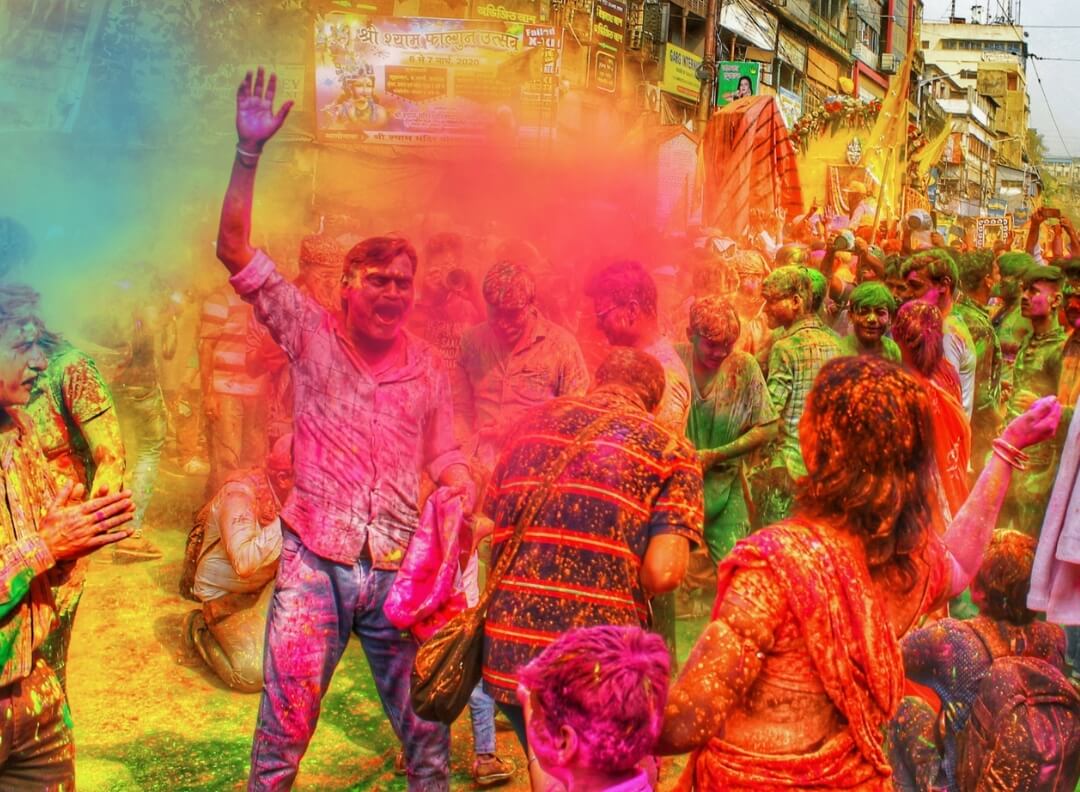 holi festival celebration in India