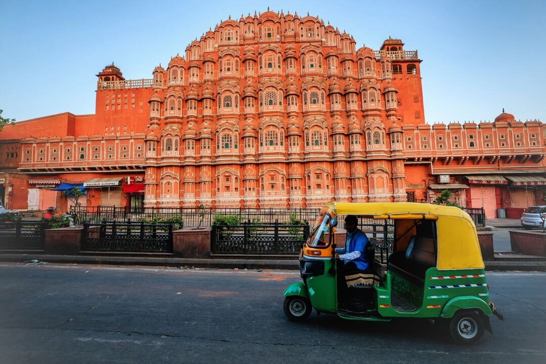 tuk tuk in Jaipur